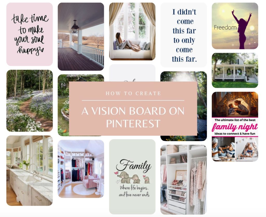 How to Create a Vision Board on Pinterest